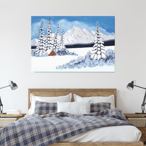 Snowy Winter Canvas Print