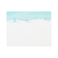Snowy Winter Forest Landscape With Spruce Trees