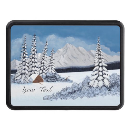 Snowy Winter Hitch Cover