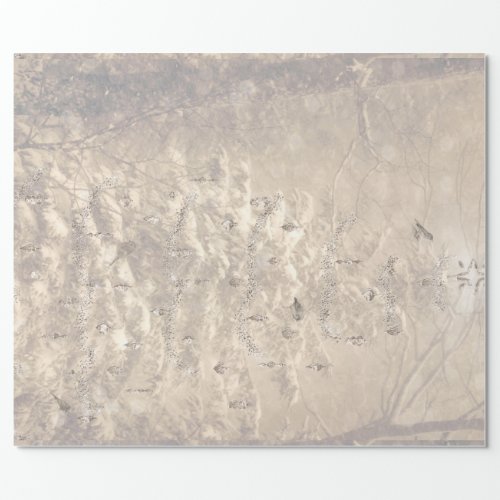 Snowy Winter Landscape Holiday Wrap Wrapping Paper