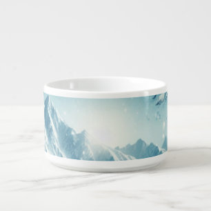 Snowy Winter Mountain Bowl