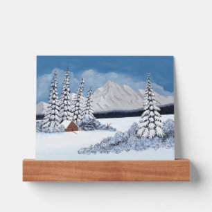 Snowy Winter Picture Ledge