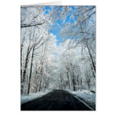 Snowy Winter Road Scene (Front)