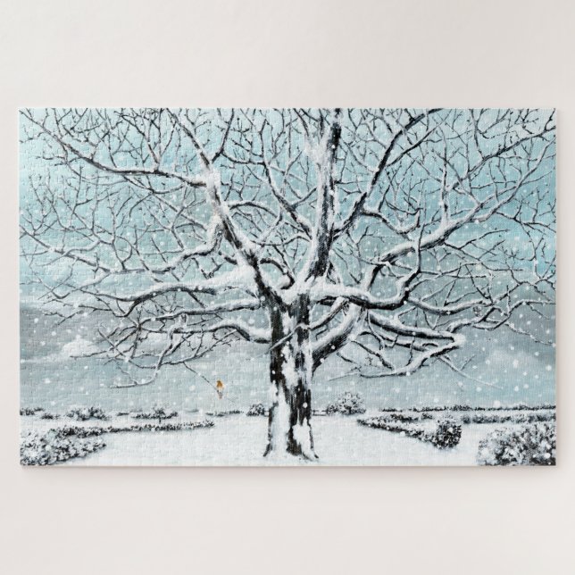 Snowy Winter scenic Jigsaw puzzle (Horizontal)