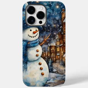 Snowy Winter Town Wonderland Case-Mate iPhone 14 Pro Max Case