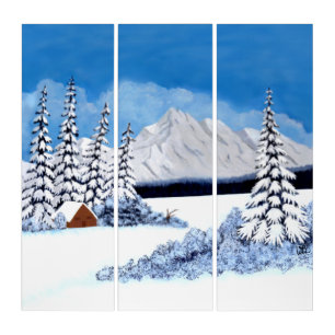Snowy Winter Triptych