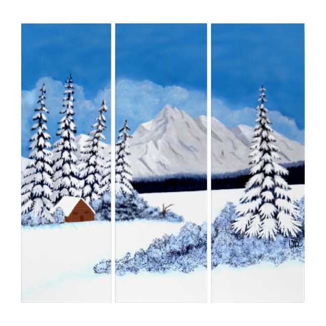 Snowy Winter Triptych (Front)