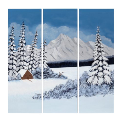 Snowy Winter Triptych