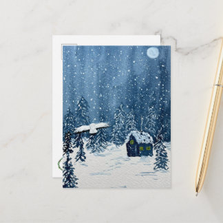 Snowy Wonderland Postcard