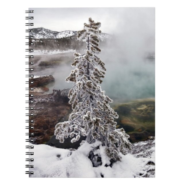 Snowy Yellowstone Notebook (Front)