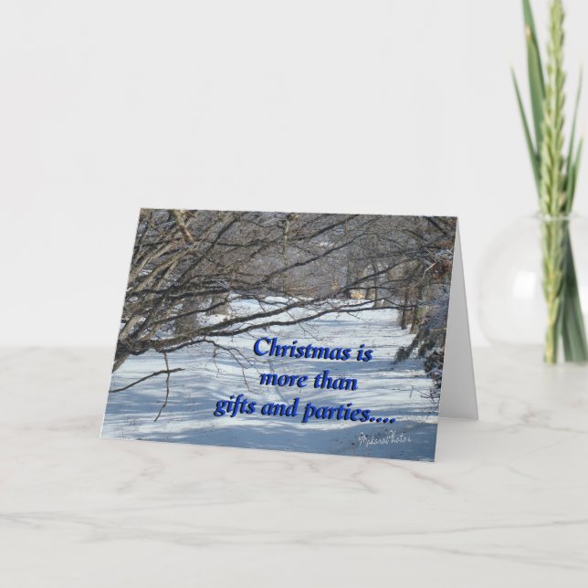 SnowyLane-customize Holiday Card (Front)