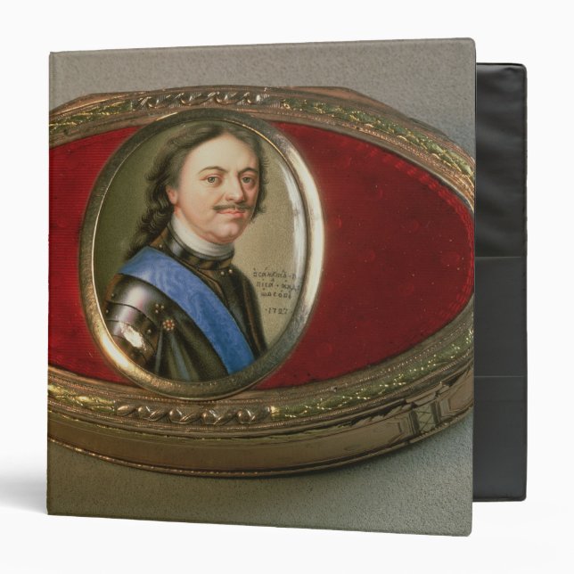 Snuff box with portrait miniature of Peter 3 Ring Binder (Front/Inside)
