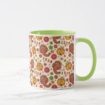 Snuffleupagus and Big Bird Groovy Flower Pattern Mug