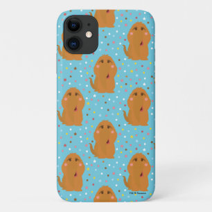 Snuffleupagus Blue Stars & Dots Pattern iPhone 11 Case