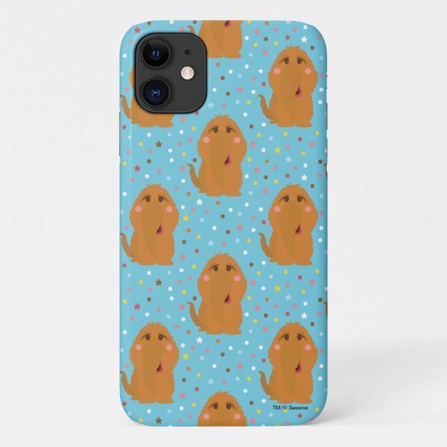 Snuffleupagus Blue Stars & Dots Pattern Case-Mate iPhone Case (Back)