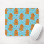 Snuffleupagus Blue Stars &amp; Dots Pattern Mouse Pad