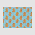 Snuffleupagus Blue Stars &amp; Dots Pattern Tissue Paper