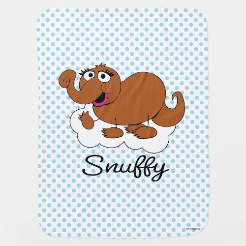 Snuffleupagus Doodley Graphic Baby Blanket