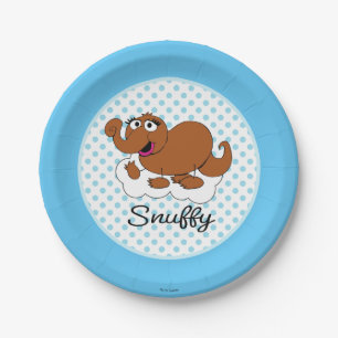 Snuffleupagus Doodley Graphic Paper Plates