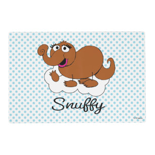 Snuffleupagus Doodley Graphic Placemat