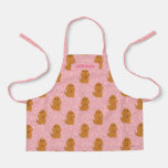 Snuffleupagus Pink Polka Dot Pattern Apron