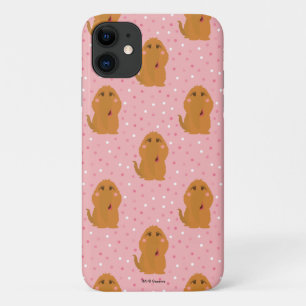 Snuffleupagus Pink Polka Dot Pattern iPhone 11 Case