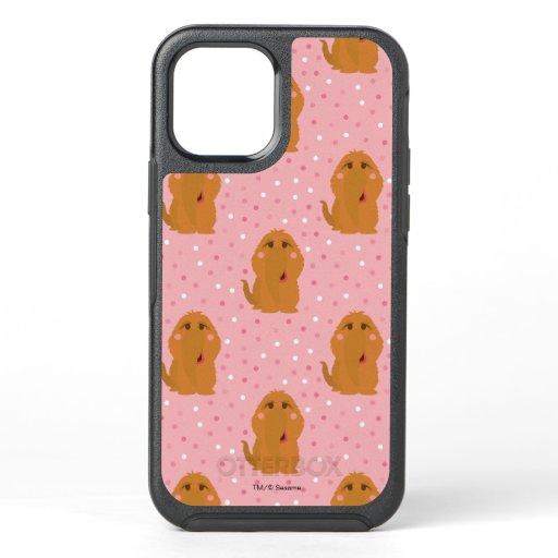 Snuffleupagus Pink Polka Dot Pattern OtterBox Symmetry iPhone 12 Case