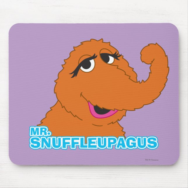 Snuffleupagus Relaxed Mouse Pad (Front)