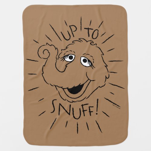 Snuffleupagus Skate Logo _ Up To Snuff Baby Blanket