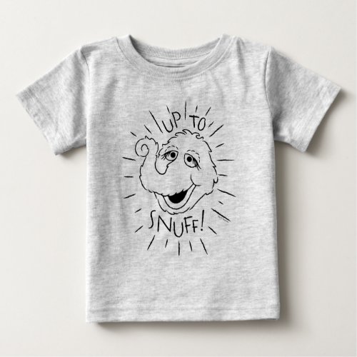 Snuffleupagus Skate Logo _ Up To Snuff Baby T_Shirt