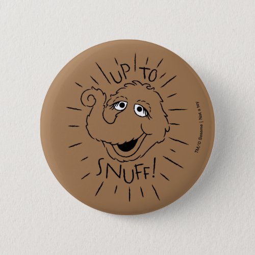 Snuffleupagus Skate Logo _ Up To Snuff Button