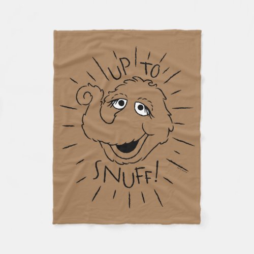 Snuffleupagus Skate Logo _ Up To Snuff Fleece Blanket