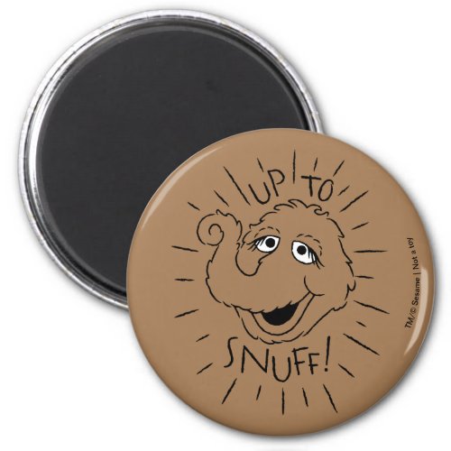 Snuffleupagus Skate Logo _ Up To Snuff Magnet