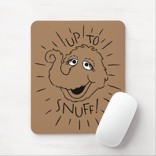 Snuffleupagus Skate Logo _ Up To Snuff Mouse Pad