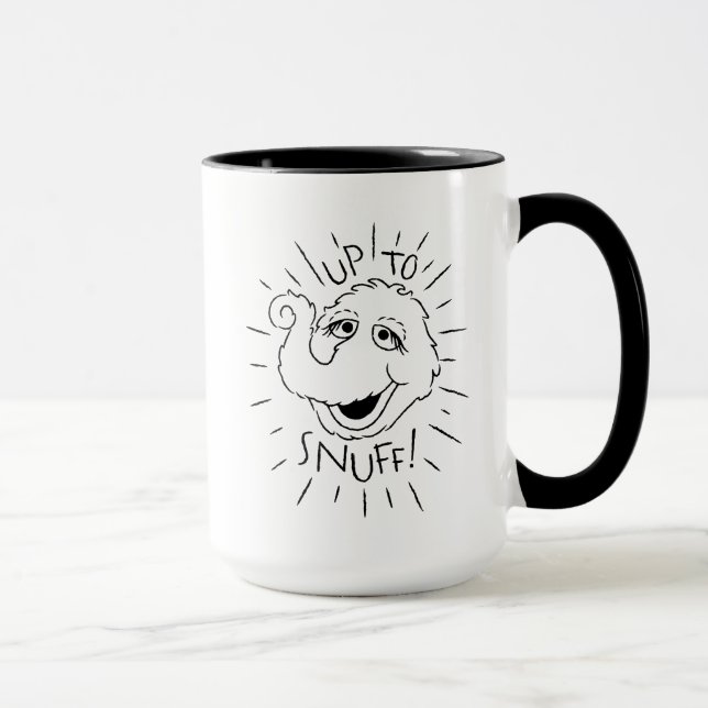 Snuffleupagus Skate Logo - Up To Snuff Mug (Right)