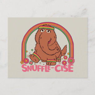 Snuffleupagus   Snuffle-Cise Postcard