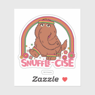 Snuffleupagus Snuffle-Cise Sticker