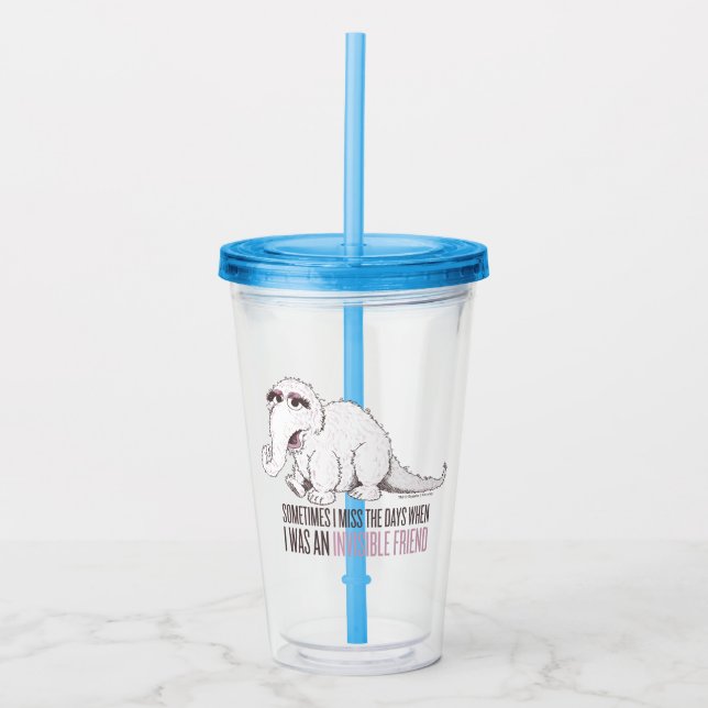 Snuffleupagus | Sometimes I Miss the Days Acrylic Tumbler (Front)