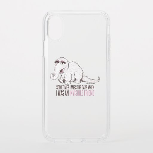 Snuffleupagus | Sometimes I Miss the Days Speck iPhone X Case