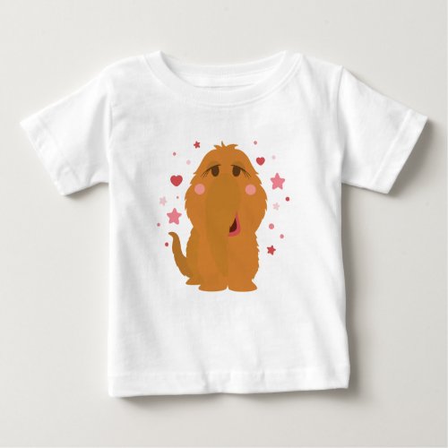 Snuffy Hearts  Stars Graphic Baby T_Shirt