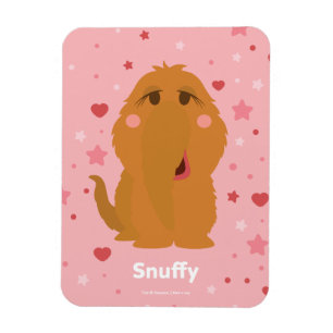 Snuffy Hearts & Stars Graphic Magnet