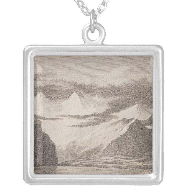 Snug Corner Cove, Alaska Silver Plated Necklace (Front)