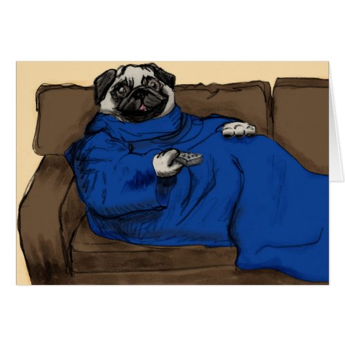 Snuggie pug