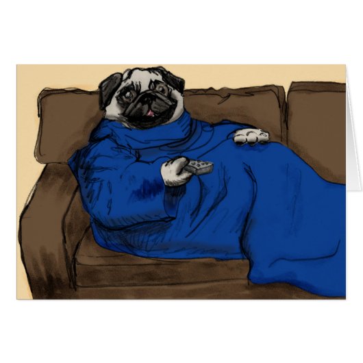 Snug(gie) pug cards (Front Horizontal)