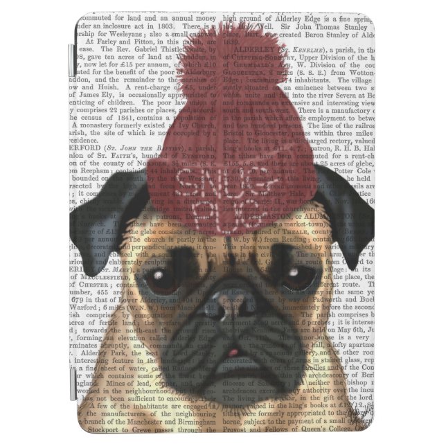 Snug Pug iPad Air Cover (Front)