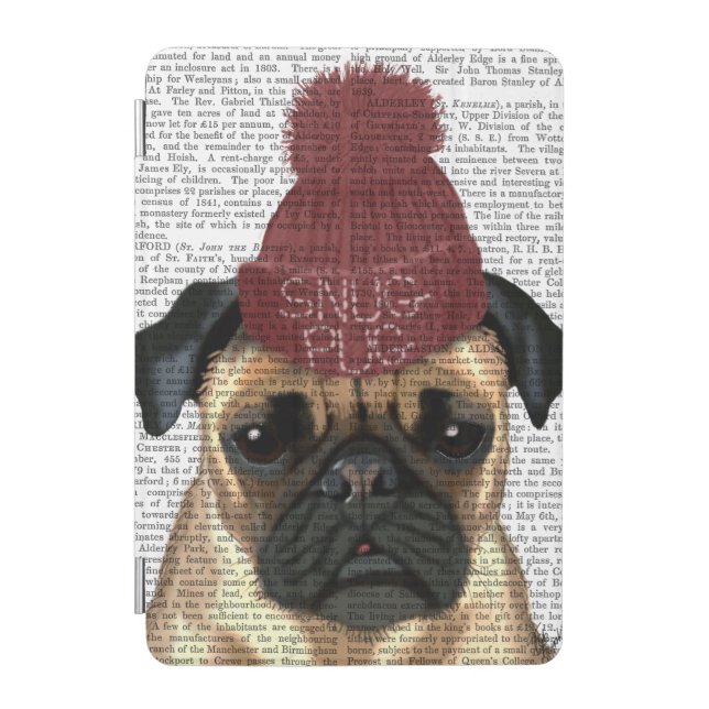 Snug Pug iPad Mini Cover (Front)