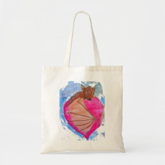 Snuggle Bat Tote Bag