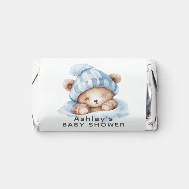 Snuggle Bear Baby Shower Favor (Front)