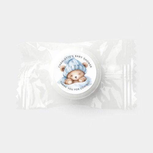 Snuggle Bear Baby Shower Life Saver Mints