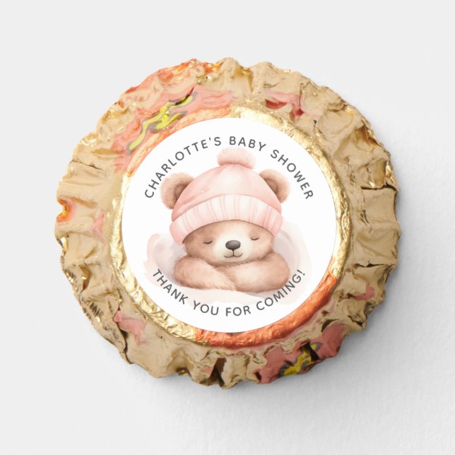 Snuggle Bear Baby Shower Reese's Peanut Butter Cups (Front)